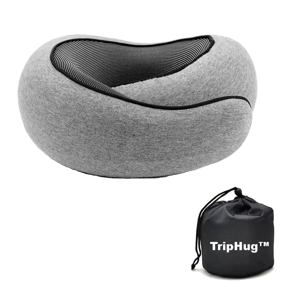 TripHug™ Travel Pillow - Gray