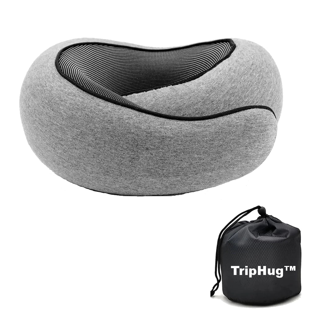 TripHug™ Travel Pillow - Gray