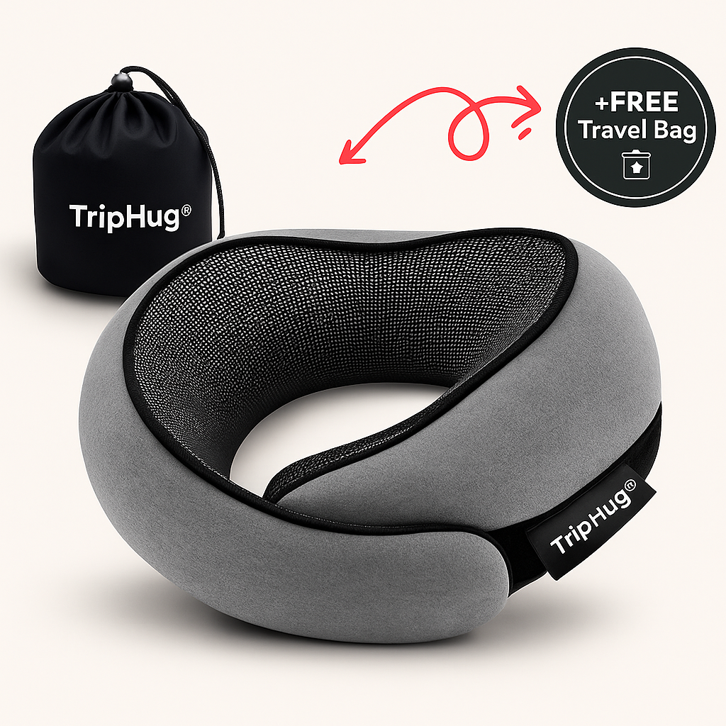 TripHug™ Travel Pillow - Gray